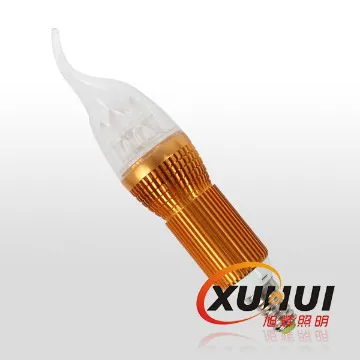 Warm/Cool White 35000hrs 220v 3w candle led bulb