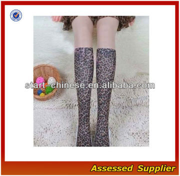 Leopard Nylon Stocking Socks Knee High Design/ Knee High Socks/Knee Socks