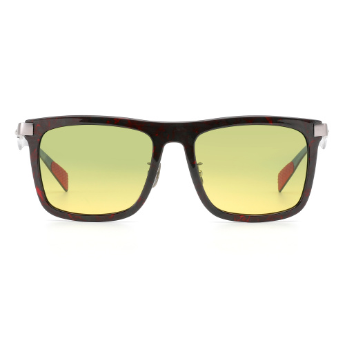 Charcoal fiber men's glasses
