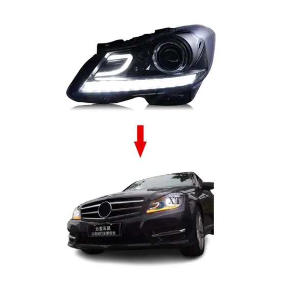 Plug and Play XT Upgrade for Mercedes Benz C Class W204 2011-2014 LED Headlights