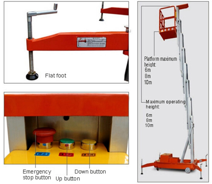 aluminum aerial work platform