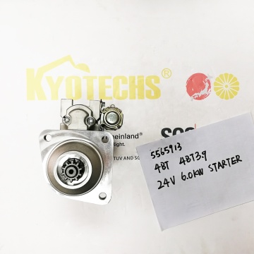 Starter Motor 5565913 for 4BT 4BT3.9 Diesel Engines (24V 6.0KW)