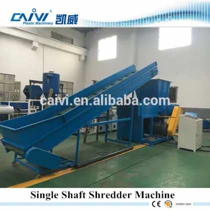 Plastic single shaft shredder machinery price/Single Shaft shredder machinery