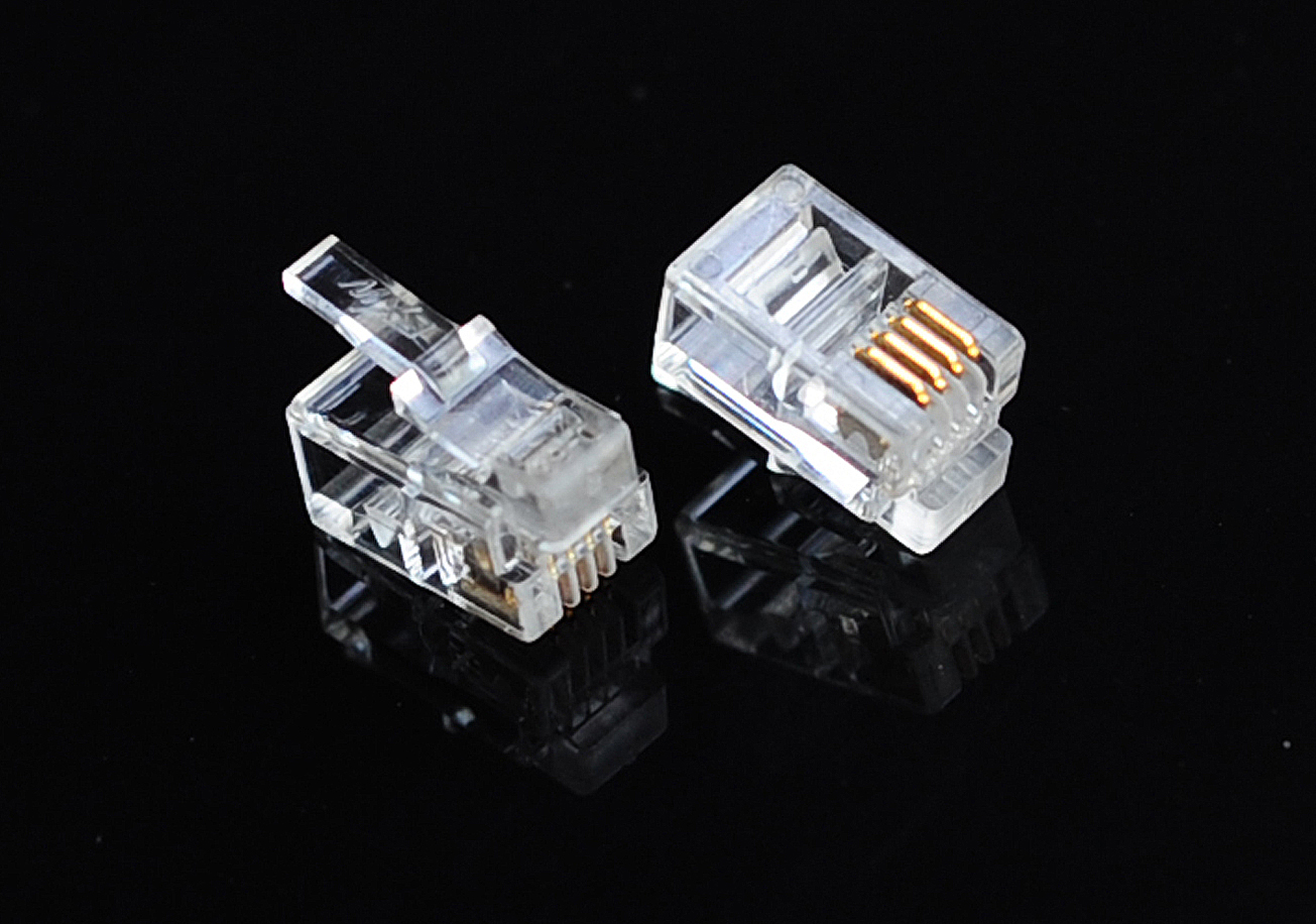 RJ11 Modular Connector 4 Pin