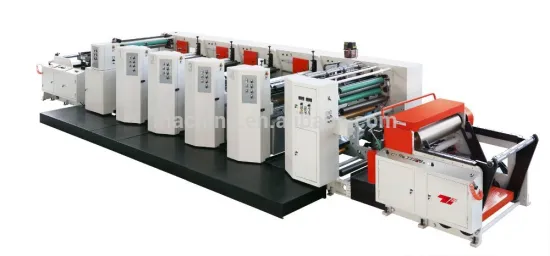 Best Sale ZXYT Series 4 colour High Speed Paper bag Flexo printing machine