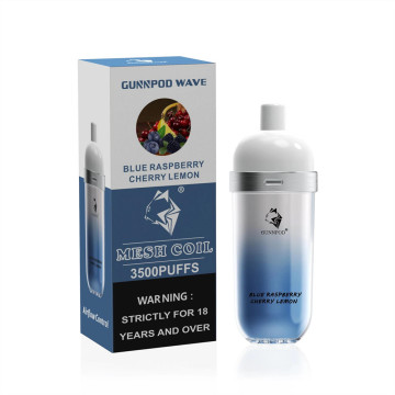 Gunnpod Wave 3500 Puffs Mesh spiraal Disposables Vape