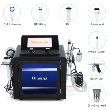 Máquina de hidrodermoabrasión Omeina 7 en 1 para el cuidado de la piel facial en spa