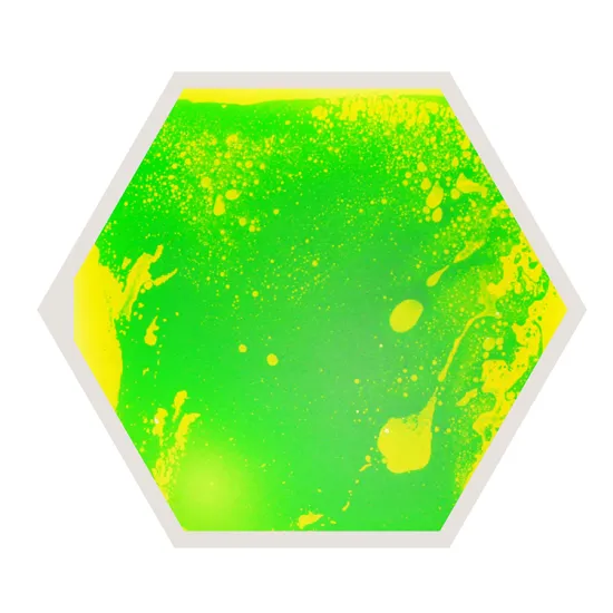 Stimulating Creativity: Colorful Hexagon Tiles Water Play Mat for Kids - An Active Play and Decorative Floor Solution