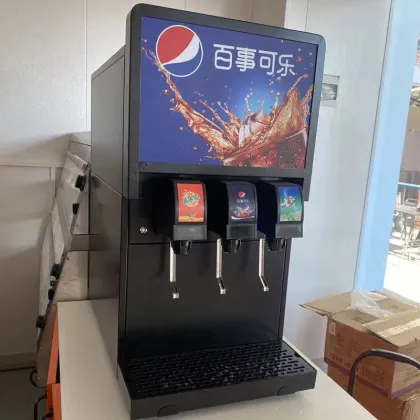 Commercial Pepsi Cola Dispenser Machine: Mini Type Vending Machine for 3 Flavors of Cold Drinks