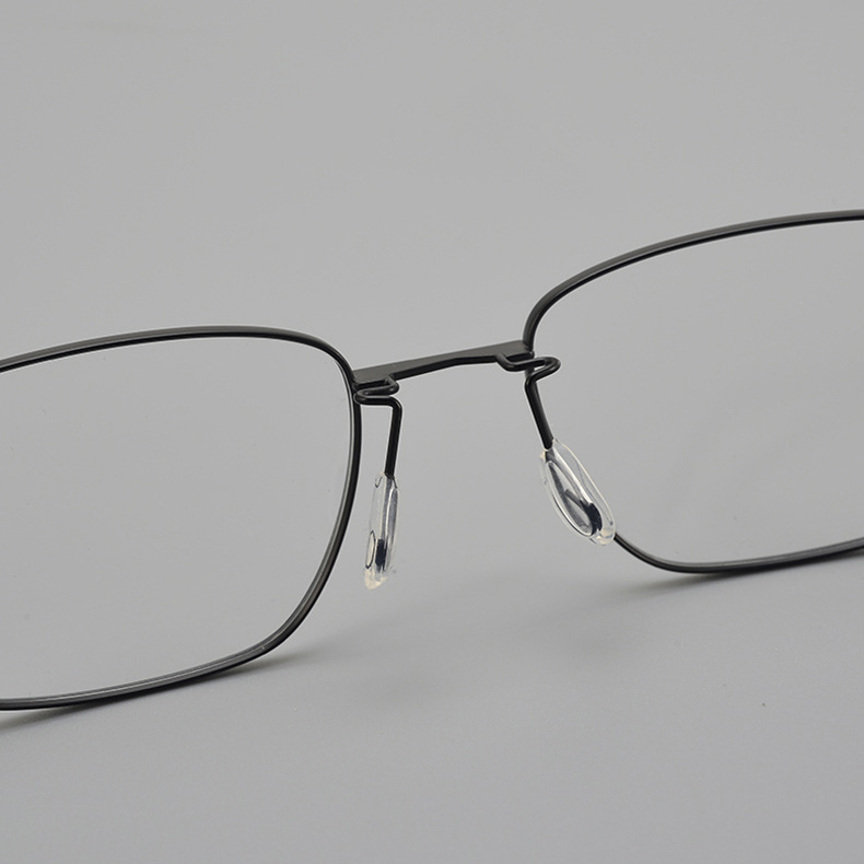 Square Ultra-Light Titanium Eyeglasses Frame