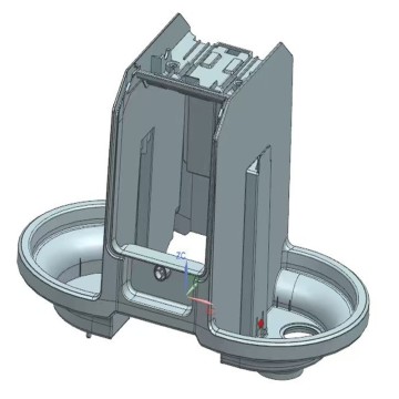 Injection molding mold of the internal structure