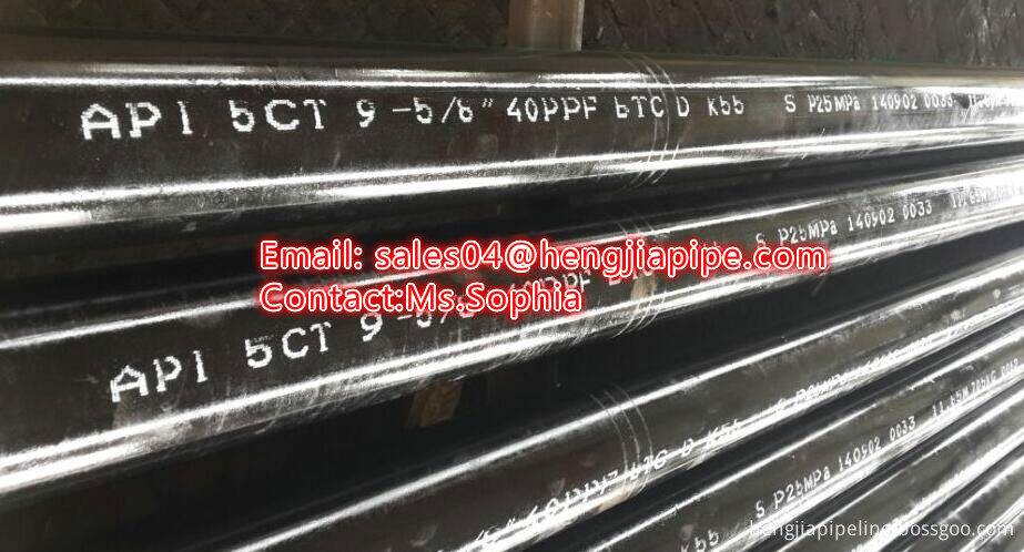 11.8M API 5CT standard casing pipes