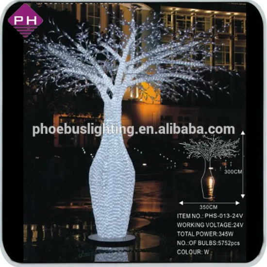 3D Modern decorative bottle tree light IP65