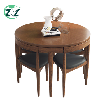 Dining Table Wooden Home Furniture Round Extendable