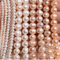 Perles lâches en eau douce en culture pour fabrication de bijoux