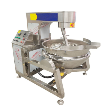 Stainless Steel Jam Cooking Stirring Pot with Vacuum Tilting and Planetary Mixing