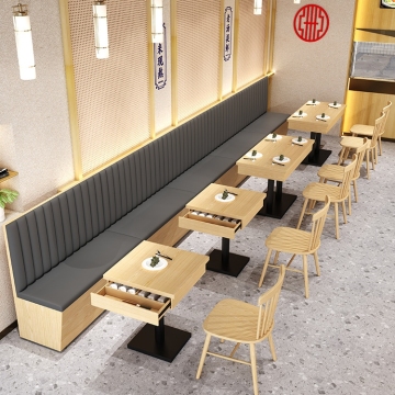 UPTOP Custom Two-Sided Used Restaurant Booth Seating