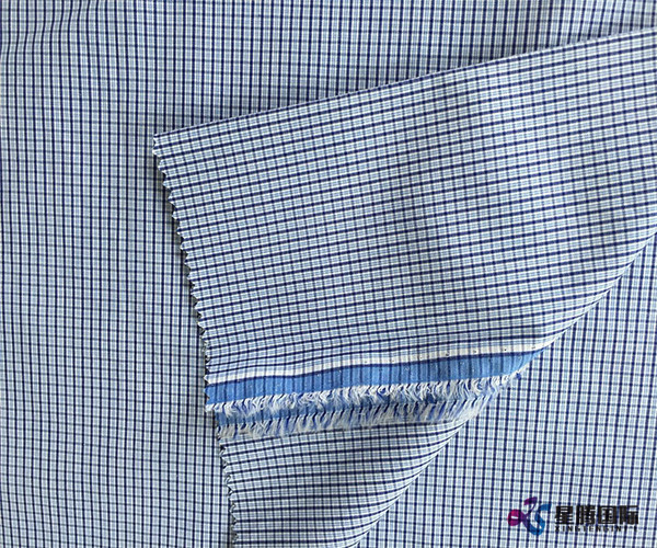 Small Check 100% Cotton Shirt Fabric