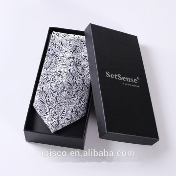 Branded Man's Tie Gift Box Silk Print Luxury Tie Box