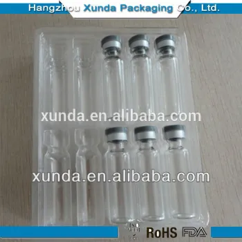 plastic medical liquid bottle packaging trays