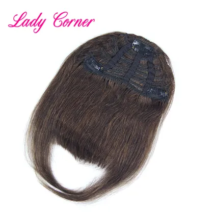 Virgin human hair bangs fringe baby hair accessories