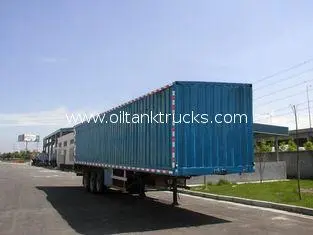 Soft Top Van Semi Trailer , Open top Van Semi Trailer for S