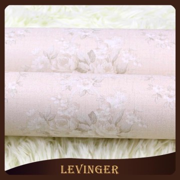 Levinger 3D PVC Free Sample Decorative Beautiful Nature Floral Home Wallpaper