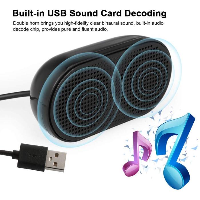 USB εξωτερικό ηχείο υπολογιστή για φορητό υπολογιστή