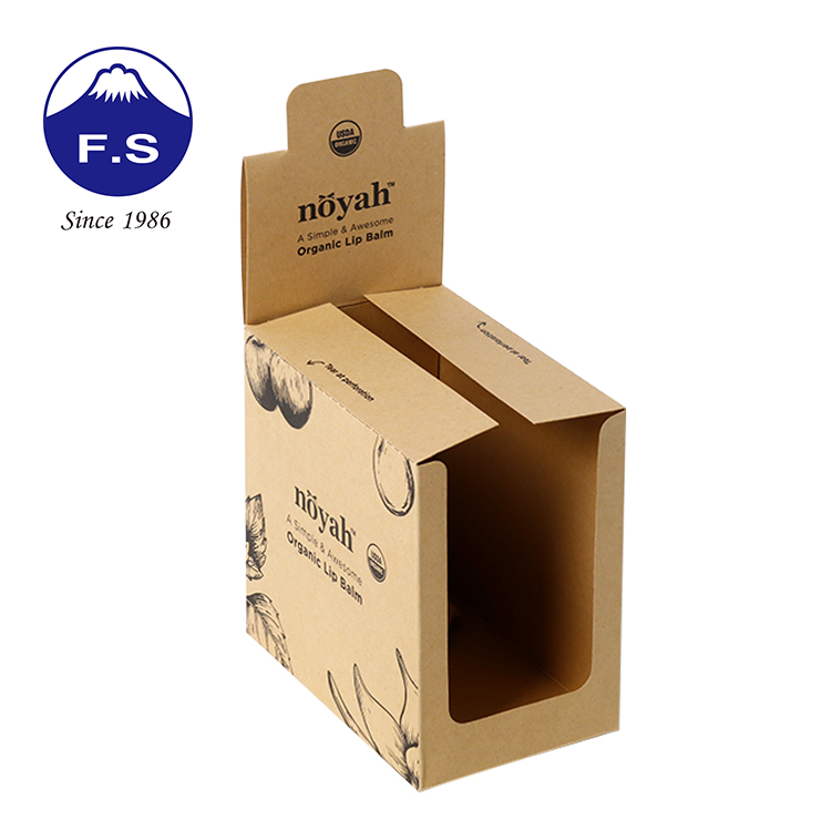 Cosmetic Product Package Recycled Kraft Paper Box