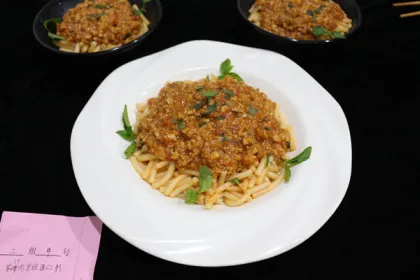 Black Rice Vermicelli Made Of Black Rice