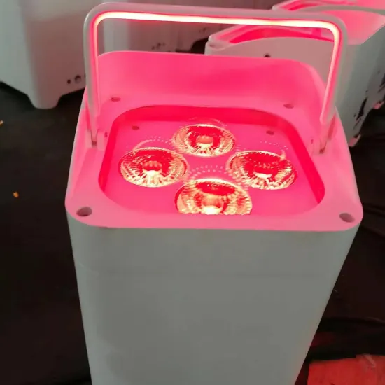 6LEDs 18W RGBWA UV 6in1 LED Wireless PAR Can Upward Uplight