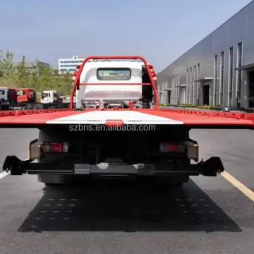 Low Mileage 8 Tons ISUZU ELF 700P Flatbed Tow Truck with 20FT Platform