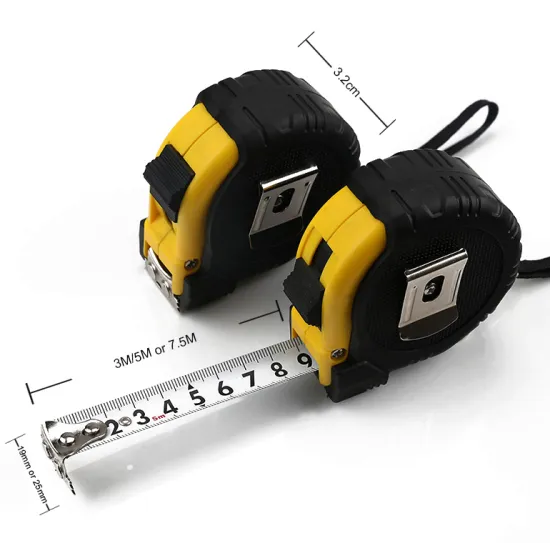 5M 25MM Construction Steel Tape Measure