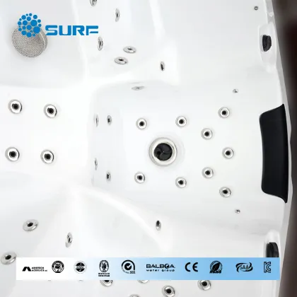7 persons outdoor spa acrylic spas jetted spa with accessories