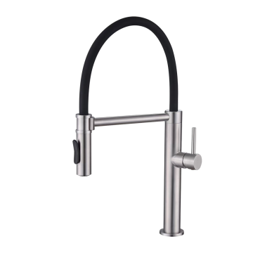 Factory Direct Customized Pull Down 304 Stainless Steel Kitchen Faucet