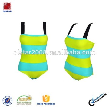 custom sublimation print fabric one piece girl's swimwear