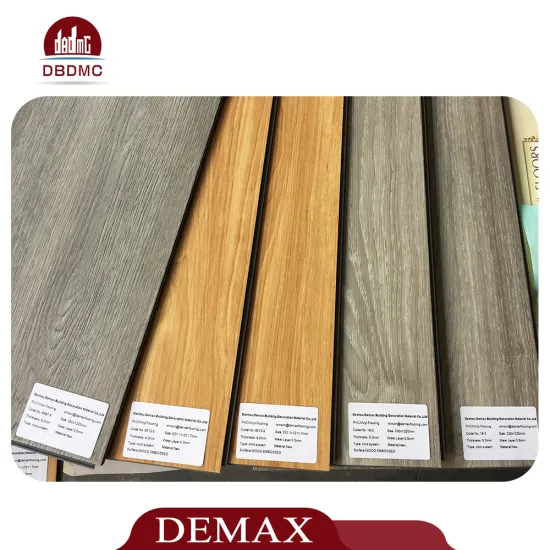 SPC rigid flooring 0.5mm click lock pvc vinyl plank office flooring