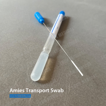 Amies Transpel Swab из нержавеющей стали тонкий тампон