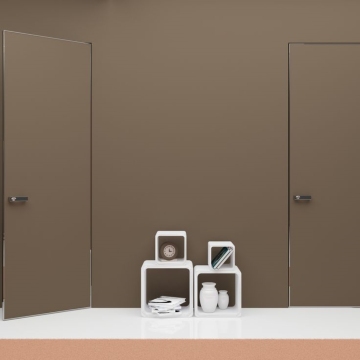 Houten interieur verborgen onzichtbare spoeldeur voor huis