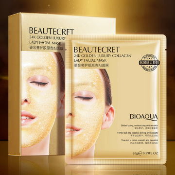 BIOAQUA gilt luxury care collagen lady mask