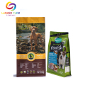 Bolso plástico de la cremallera impermeable del embalaje del alimento para mascotas reutilizable