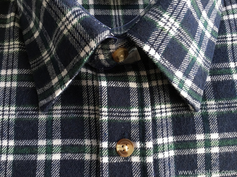 Top Quality Flannel Fabric Business Shirt