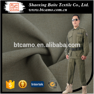 plain dyeing fabric army guard green uniform wholesale