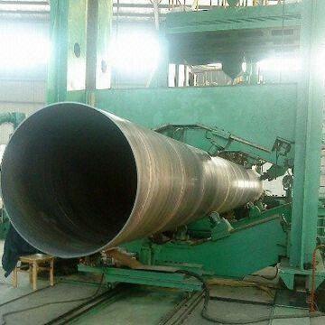 Spiral Steel Pipe for Waste and Soil Using, with 5.8 to 18m Length and 5 to 30mm Thickness