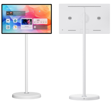 Display touch screen portatile regolabile con sistema Android TV a proiezione mobile per streaming live e uso domestico