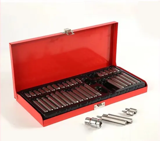 Magnetic Precision Tools 40Pcs Screwdriver Bit Set in Iron Box Packaging
