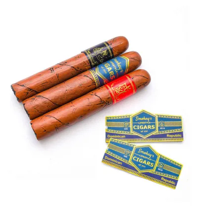 Custom Stamped Waterproof Vinyl Cigar Labels