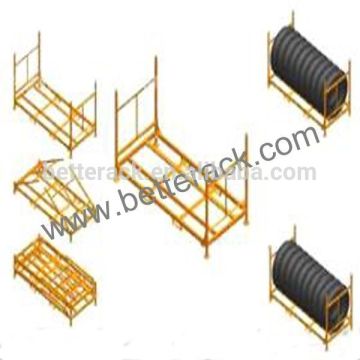 Auto parts warehouse shelves & tire rack storage