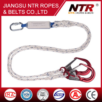 NTR SL-08-1A Aluminium hook double ropes safety lanyards