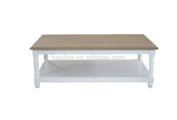 Oak Coffee Table Weathered Finish